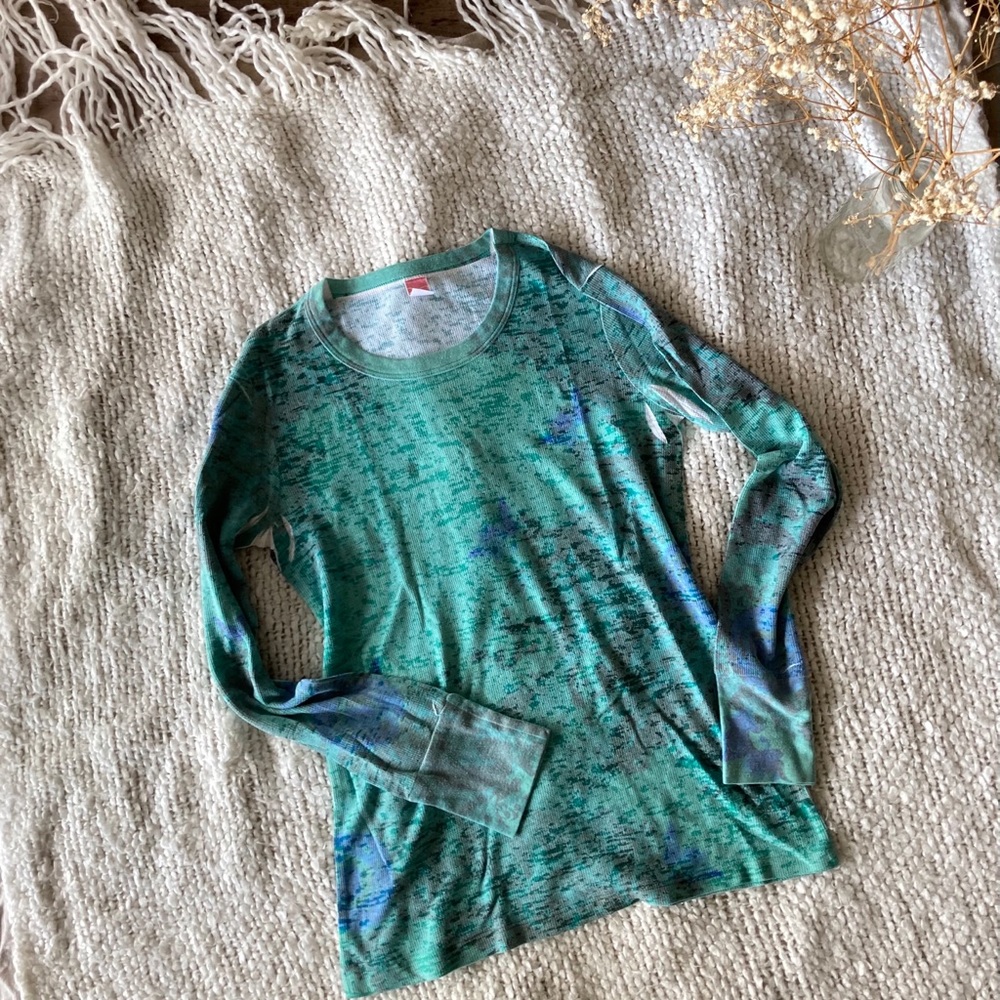 Green Sundance Long-sleeve Top